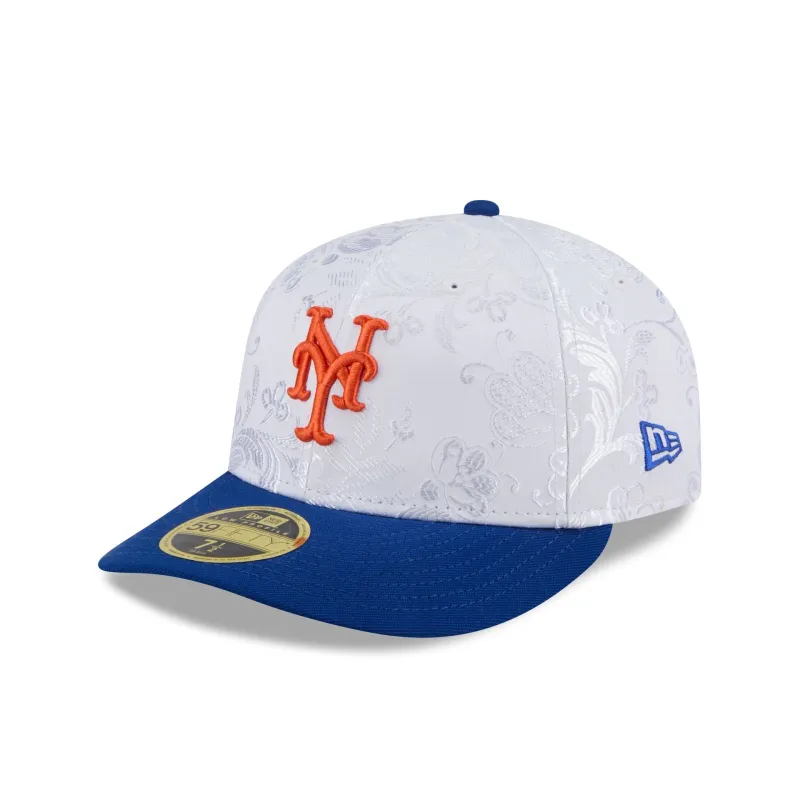 New York Mets Floral Shine Low Profile 59FIFTY Fitted Hat sold by New Era