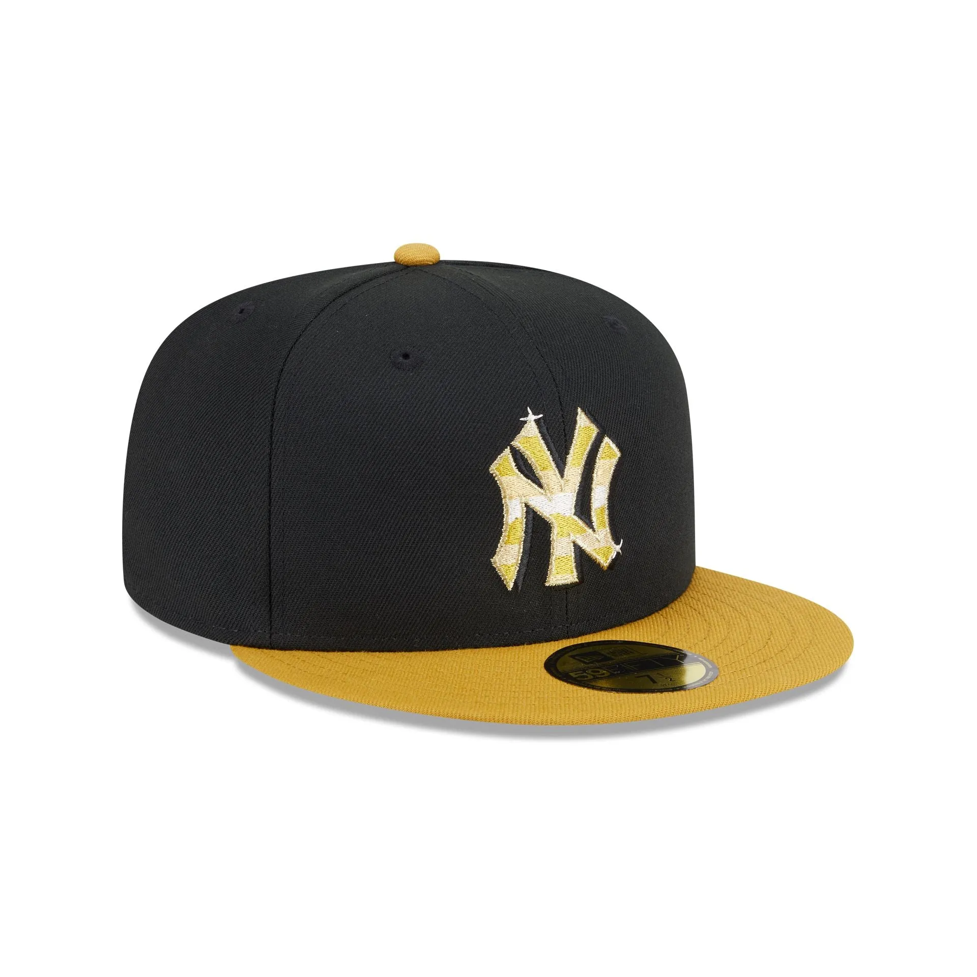 New York Yankees Metallic Gold Logo 59FIFTY Fitted Hat sold by New Era product image thumbnail 3