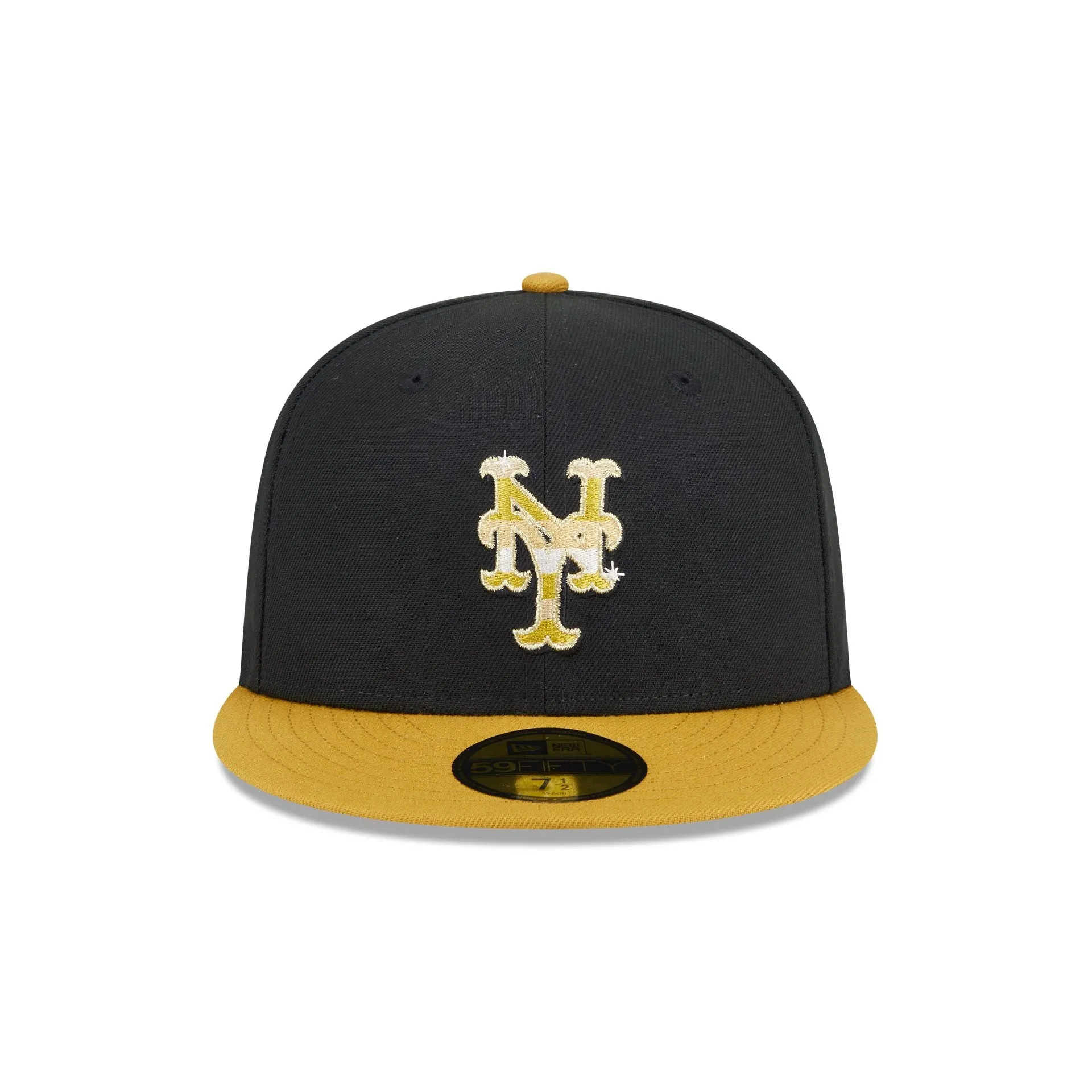 New York Mets Metallic Gold Logo 59FIFTY Fitted Hat sold by New Era product image thumbnail 2