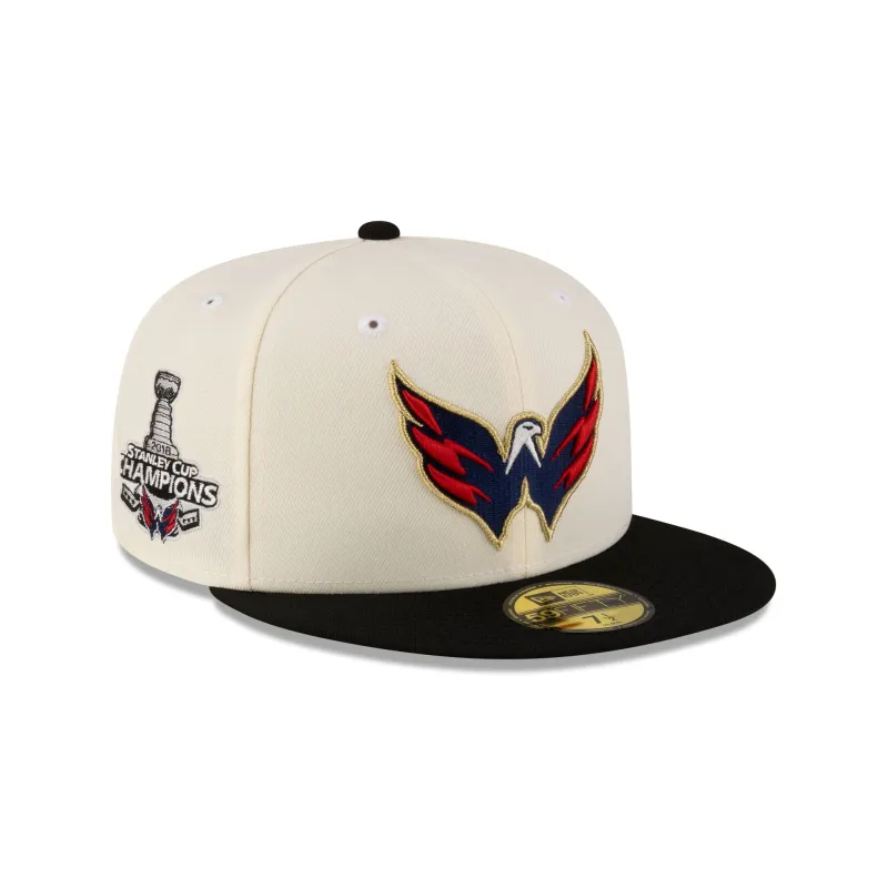 Just Caps Stanley Cup Champions Washington Capitals 59FIFTY Fitted Hat sold by New Era