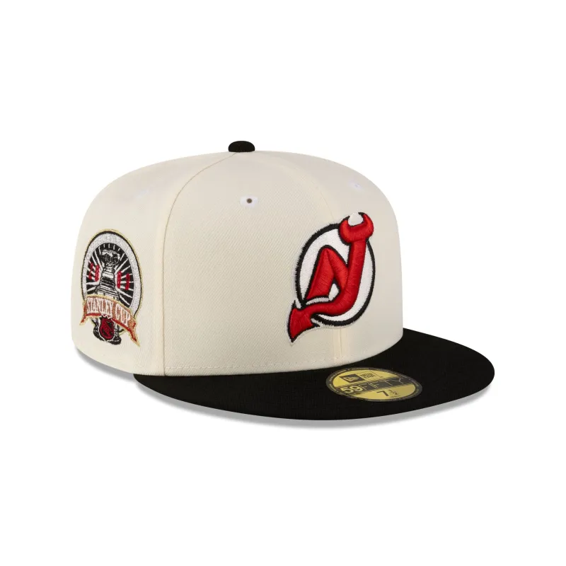 Just Caps Stanley Cup Champions New Jersey Devils 59FIFTY Fitted Hat sold by New Era