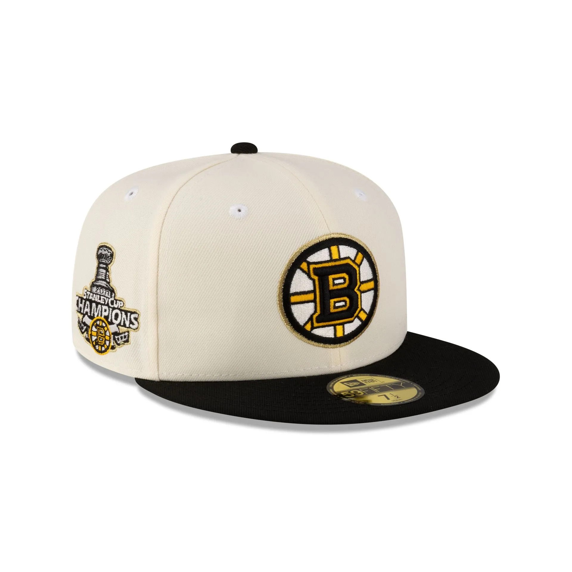 Just Caps Stanley Cup Champions Boston Bruins 59FIFTY Fitted Hat sold by New Era