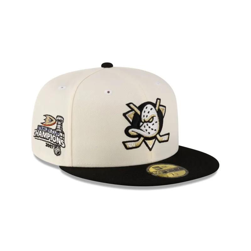 Just Caps Stanley Cup Champions Anaheim Ducks 59FIFTY Fitted Hat sold by New Era