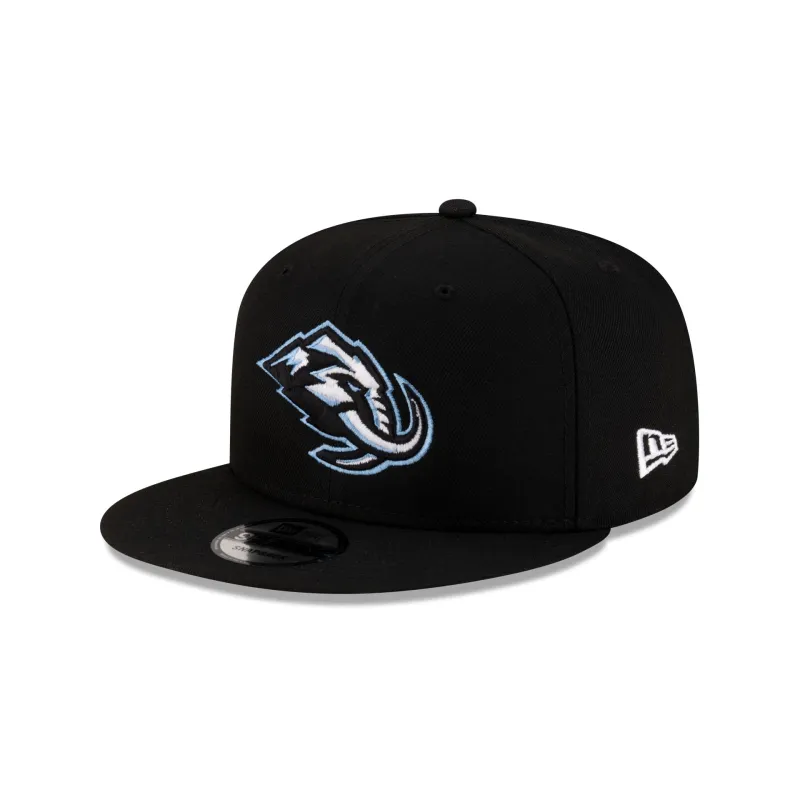 Utah Mammoth Black 9FIFTY Snapback Hat sold by New Era