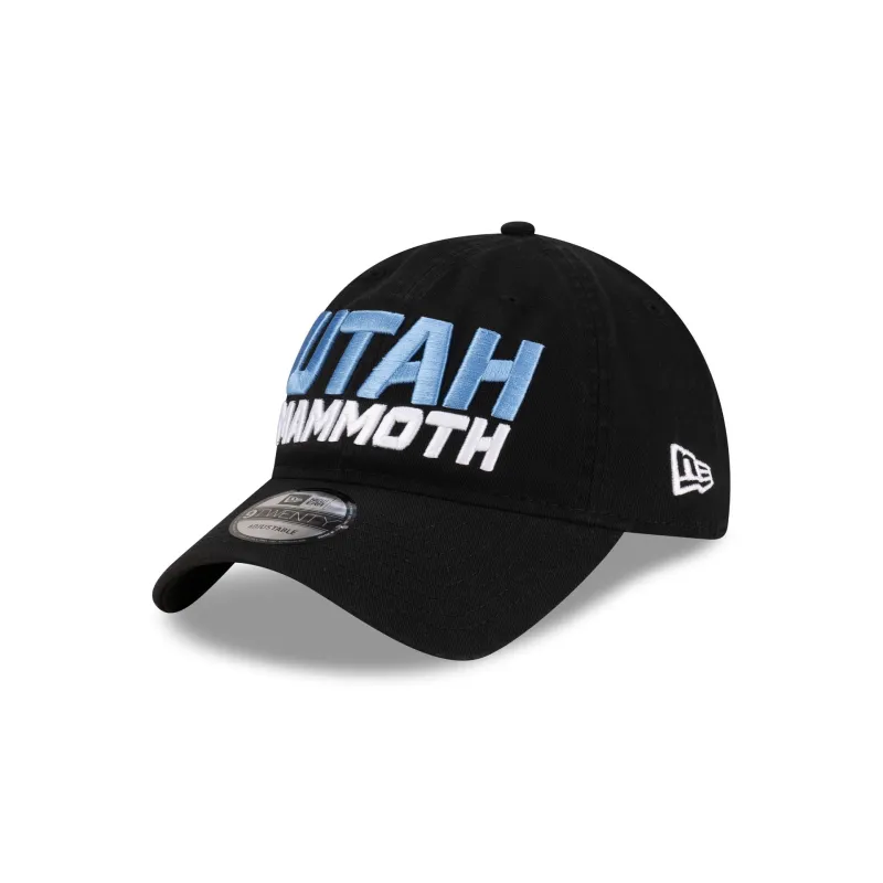 Utah Mammoth Black Stack 9TWENTY Adjustable Hat sold by New Era
