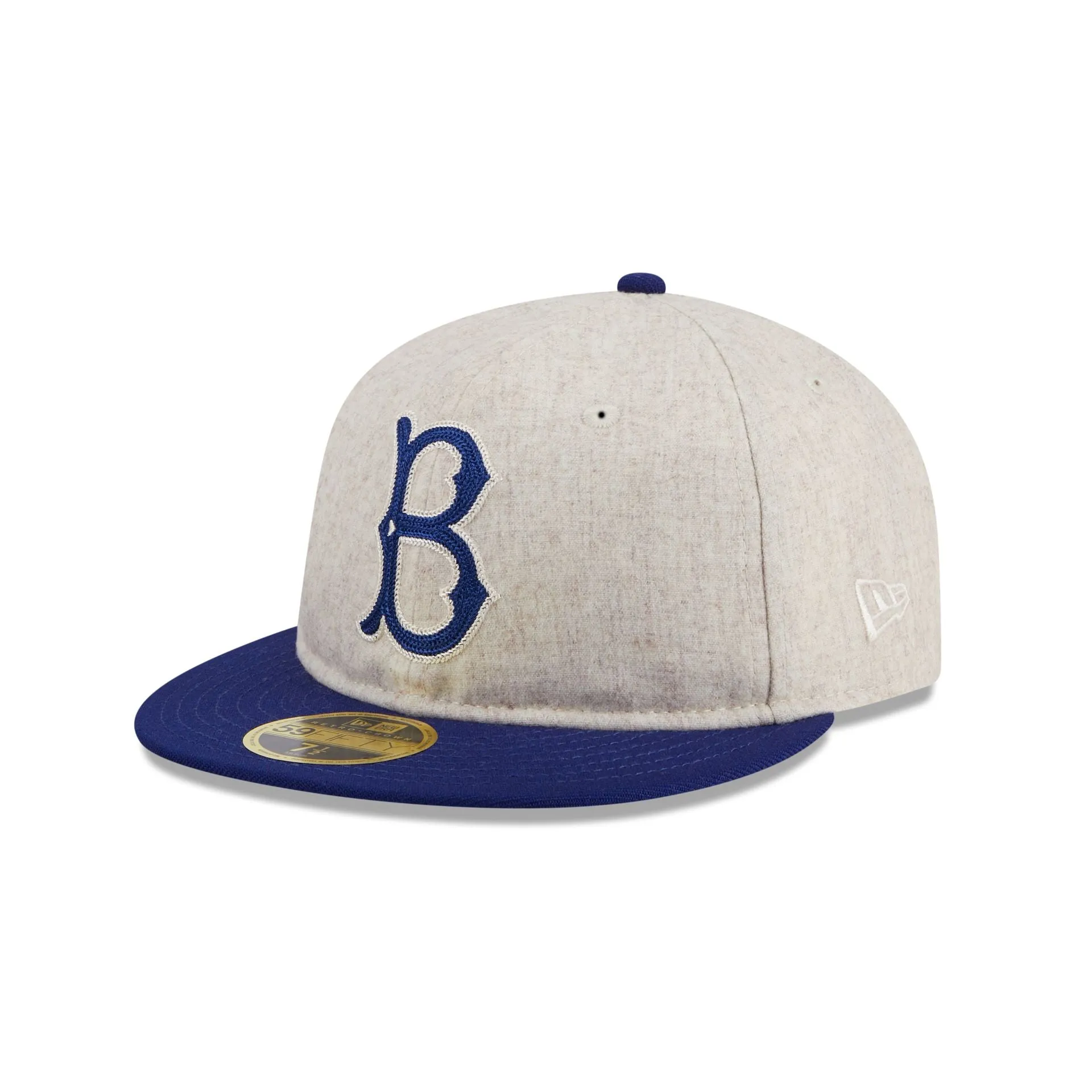 Brooklyn Dodgers Melton Wool Retro Crown 59FIFTY Fitted Hat sold by New Era product image thumbnail 3