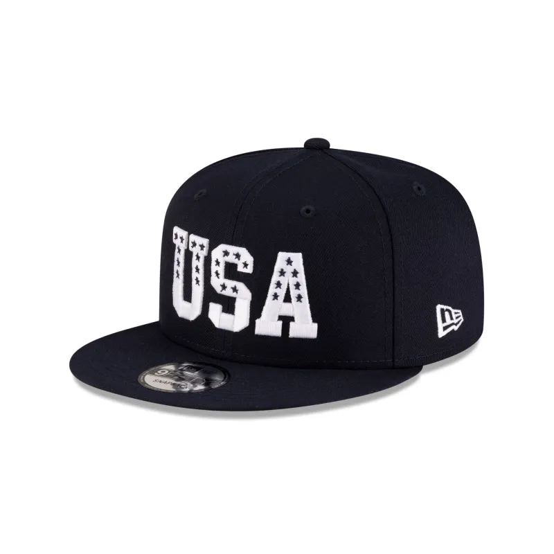 New Era Cap USA Stars Navy 9FIFTY Snapback Hat sold by New Era