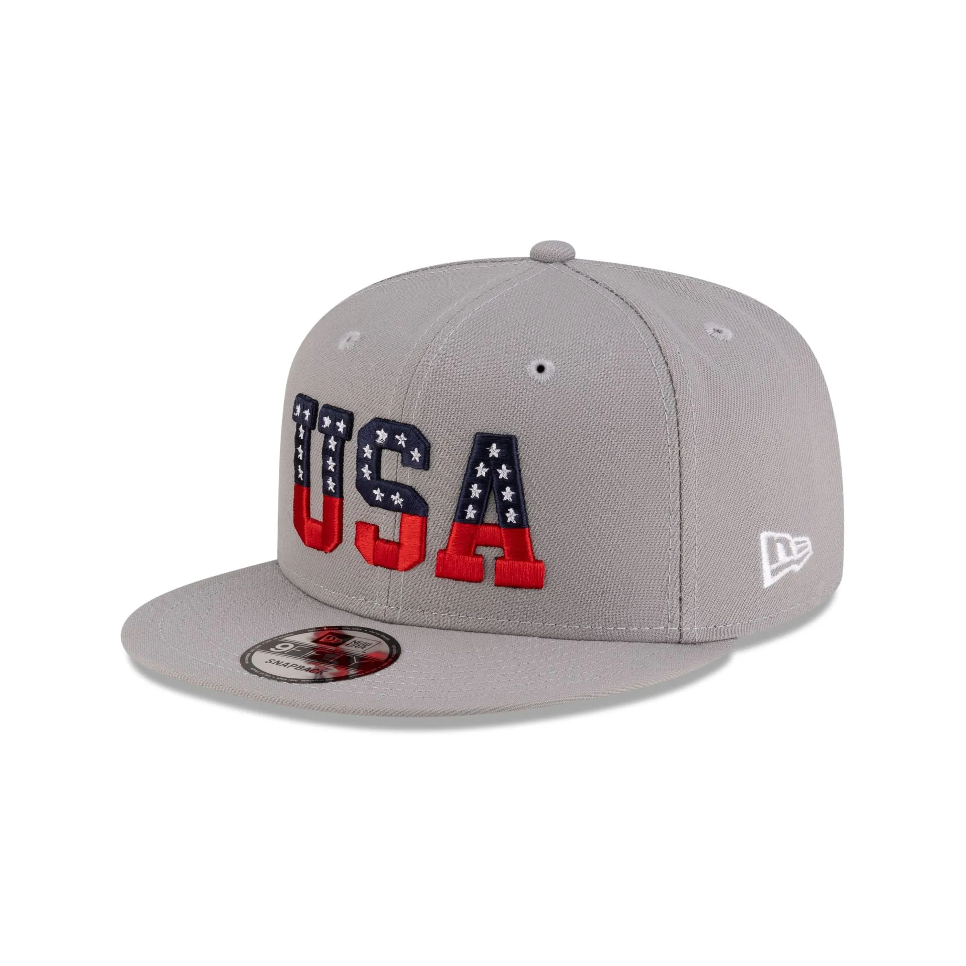 New Era Cap USA Stars Gray 9FIFTY Snapback Hat sold by New Era