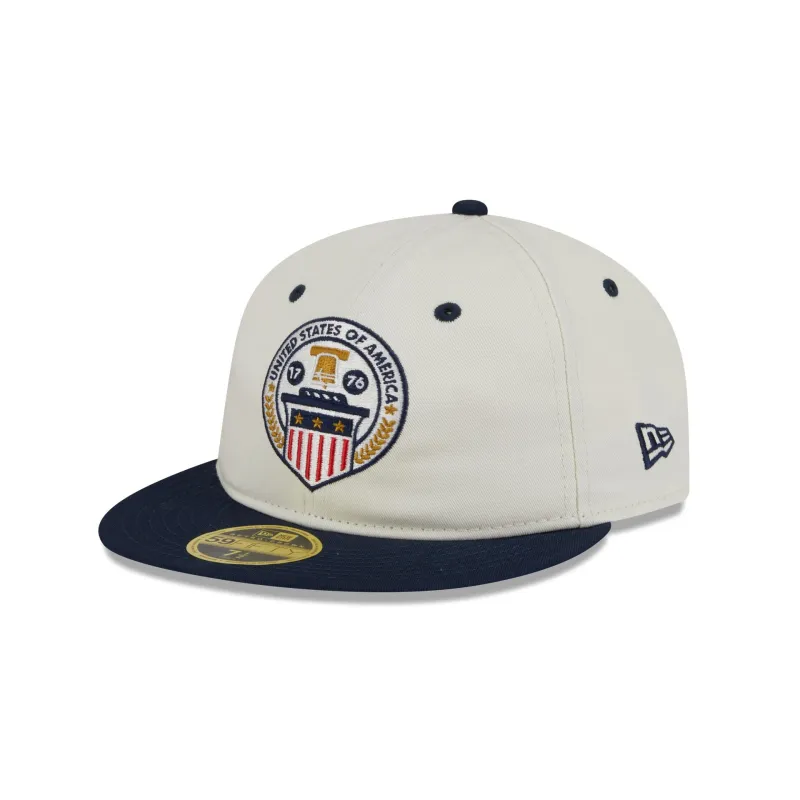 New Era Cap Americana Retro Crown 59FIFTY Fitted Hat sold by New Era