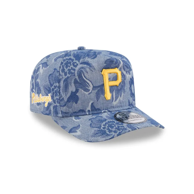 Pittsburgh Pirates Denim Jacquard Golfer Hat sold by New Era
