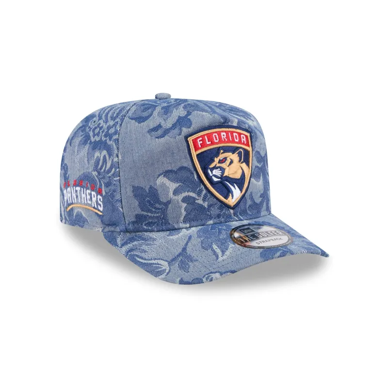 Florida Panthers Denim Jacquard Golfer Hat made by New Era