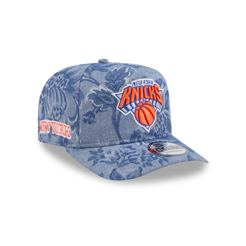 New York Knicks Denim Jacquard Golfer Hat sold by New Era
