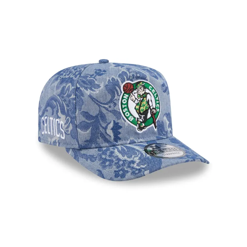 Boston Celtics Denim Jacquard Golfer Hat sold by New Era