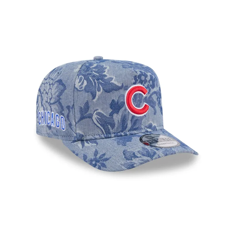 Chicago Cubs Denim Jacquard Golfer Hat sold by New Era
