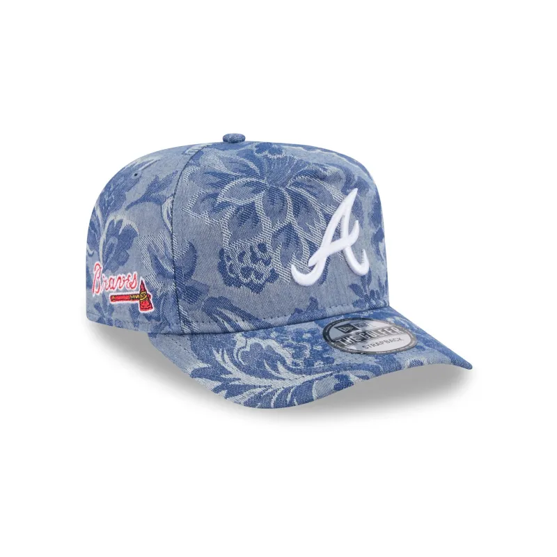 Atlanta Braves Denim Jacquard Golfer Hat sold by New Era