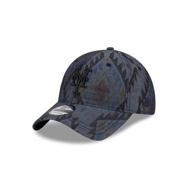 New York Mets Aztec Pattern 9TWENTY Adjustable Hat sold by New Era