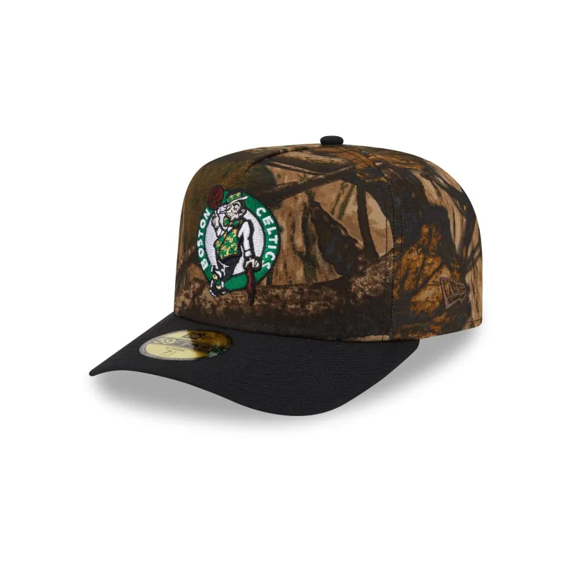 Boston Celtics Ripstop Camo 59FIFTY A-Frame Fitted Hat sold by New Era