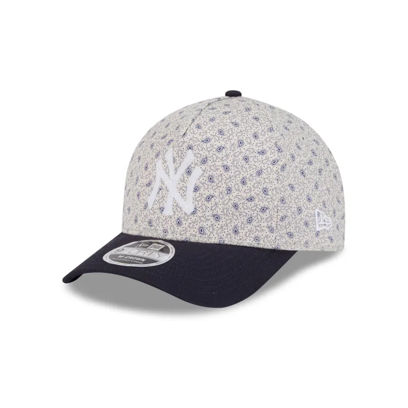 New York Yankees Micro Print 9FORTY M-Crown A-Frame Adjustable Hat sold by New Era