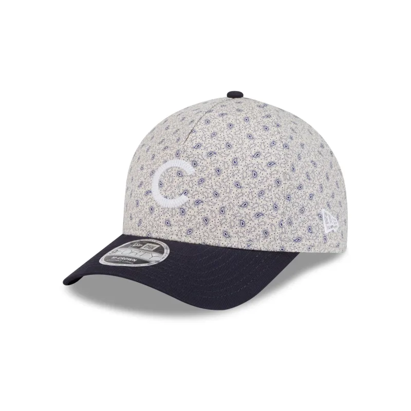 Chicago Cubs Micro Print 9FORTY M-Crown A-Frame Adjustable Hat sold by New Era