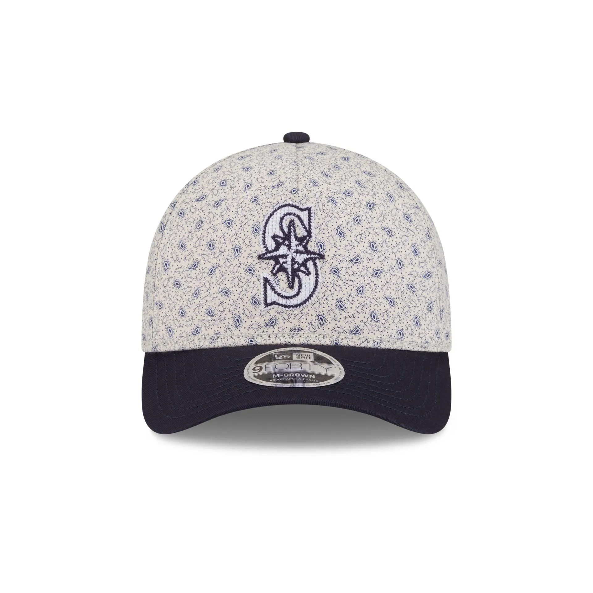 Seattle Mariners Micro Print 9FORTY M-Crown A-Frame Adjustable Hat sold by New Era product image thumbnail 2