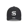 Chicago White Sox Dotted Pinstripe 9FORTY M-Crown A-Frame Adjustable Hat sold by New Era