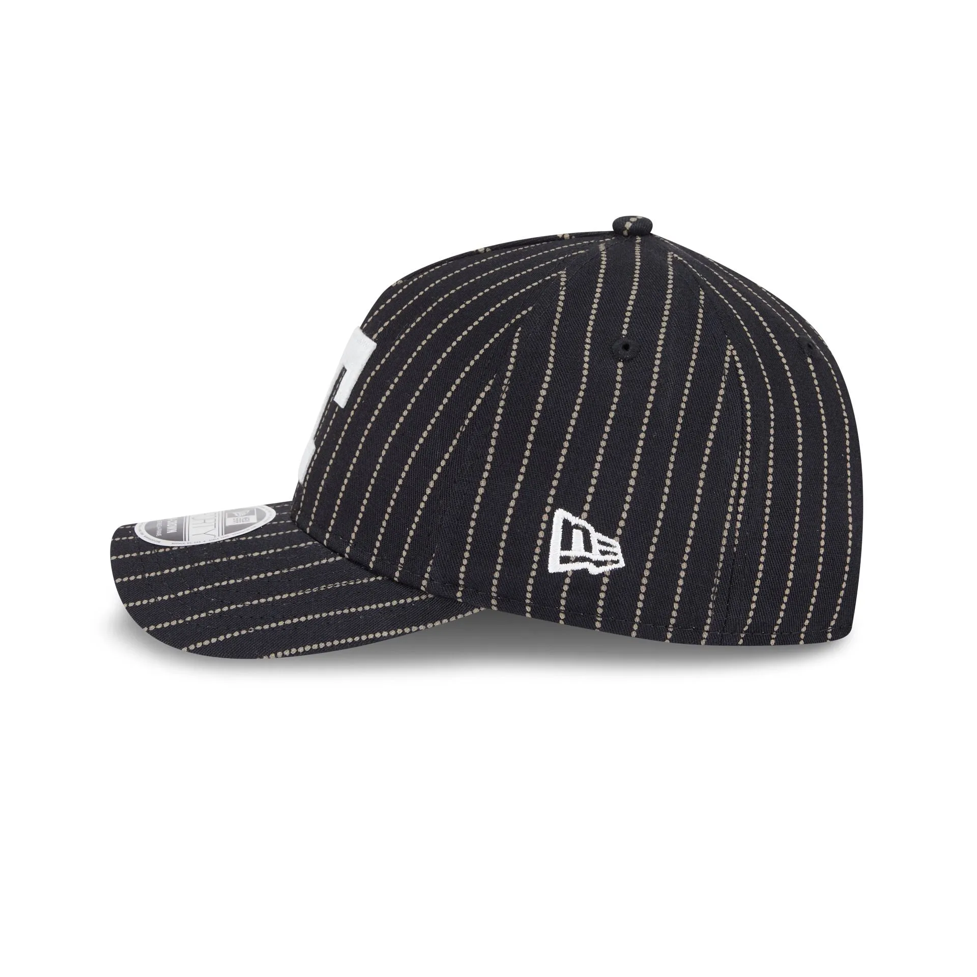 Texas Rangers Dotted Pinstripe 9FORTY M-Crown A-Frame Adjustable Hat sold by New Era product image thumbnail 4