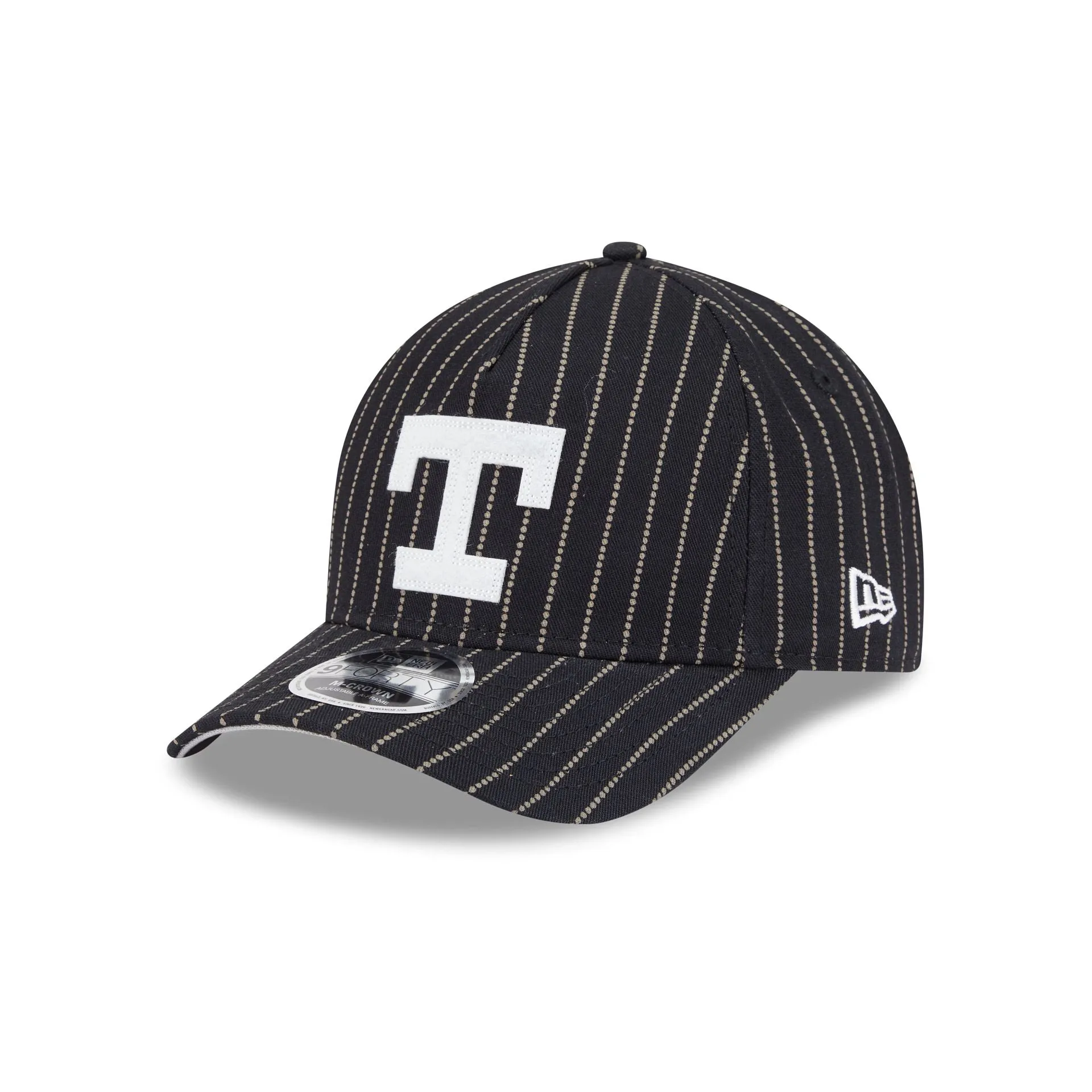 Texas Rangers Dotted Pinstripe 9FORTY M-Crown A-Frame Adjustable Hat sold by New Era