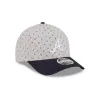 Atlanta Braves Micro Print 9FORTY M-Crown A-Frame Adjustable Hat sold by New Era
