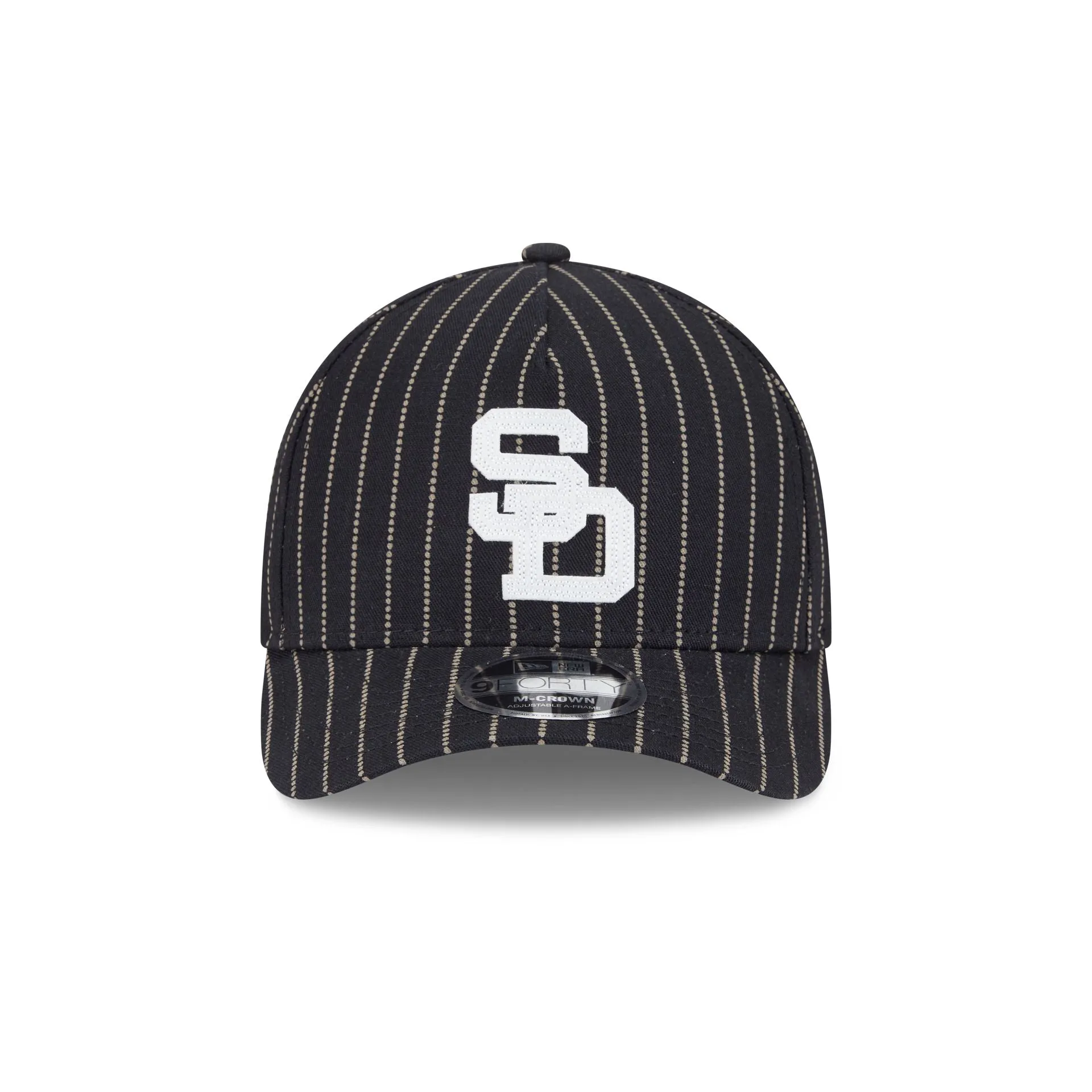 San Diego Padres Dotted Pinstripe 9FORTY M-Crown A-Frame Adjustable Hat sold by New Era product image thumbnail 2