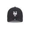 New York Mets Dotted Pinstripe 9FORTY M-Crown A-Frame Adjustable Hat sold by New Era