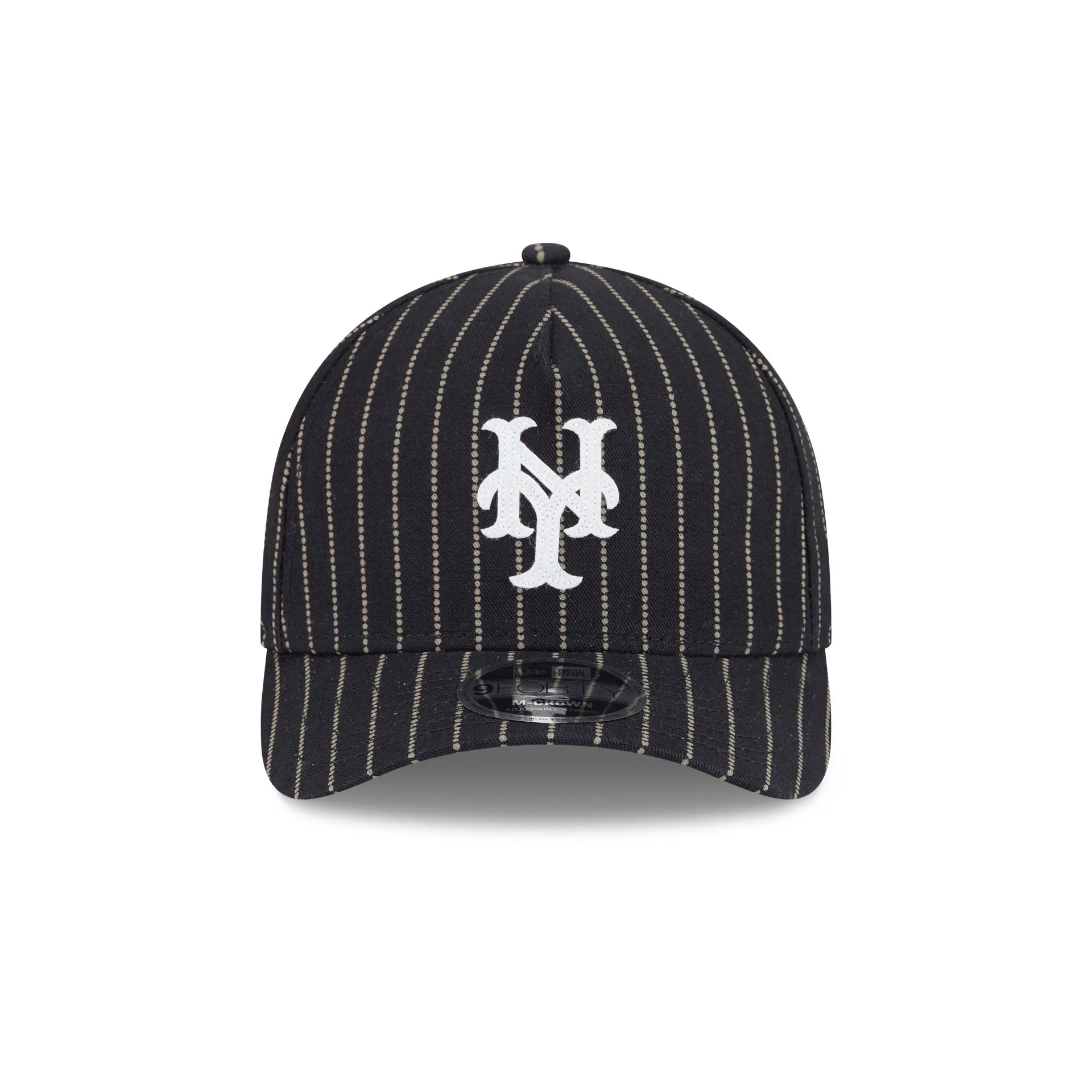 New York Mets Dotted Pinstripe 9FORTY M-Crown A-Frame Adjustable Hat sold by New Era product image thumbnail 2