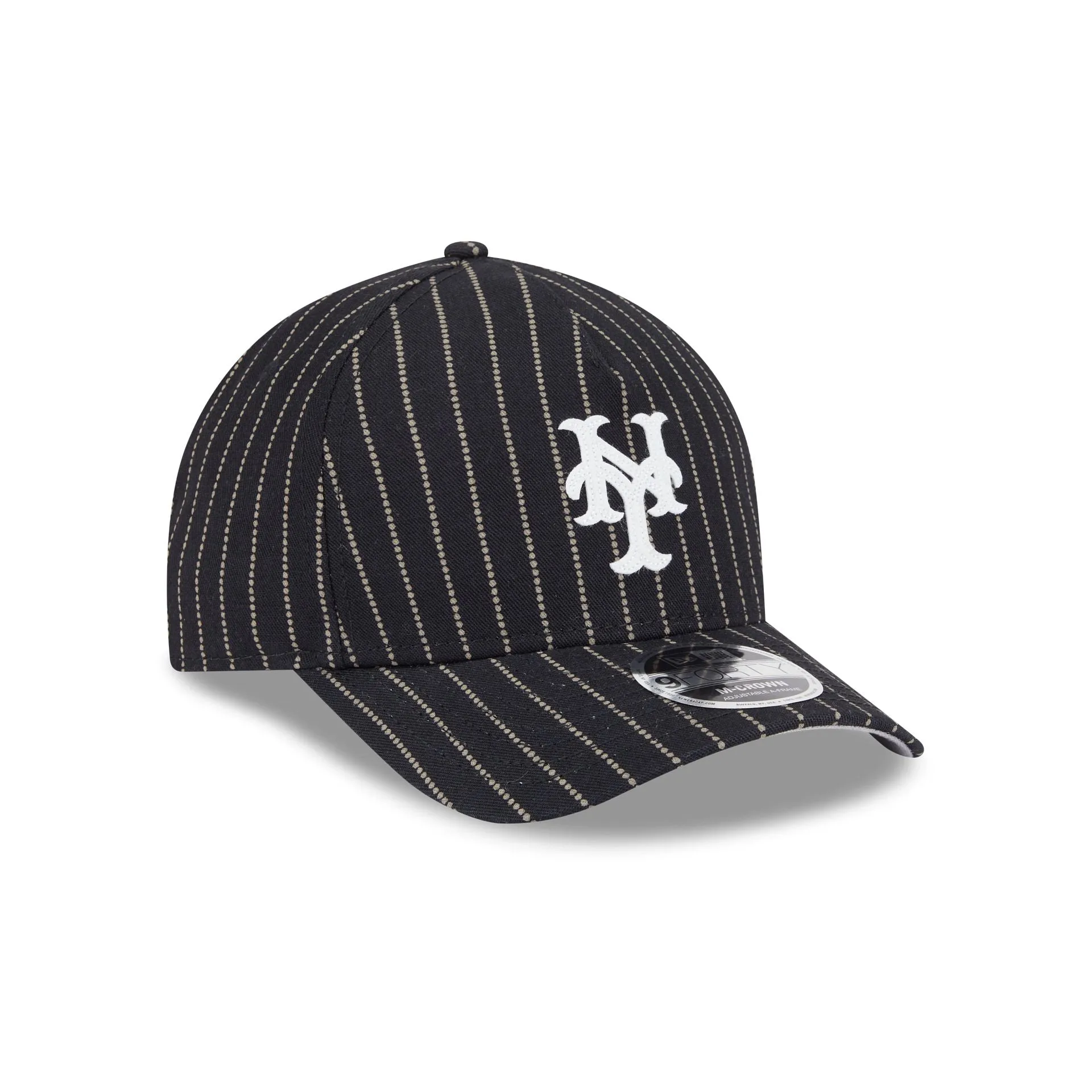 New York Mets Dotted Pinstripe 9FORTY M-Crown A-Frame Adjustable Hat sold by New Era product image thumbnail 3