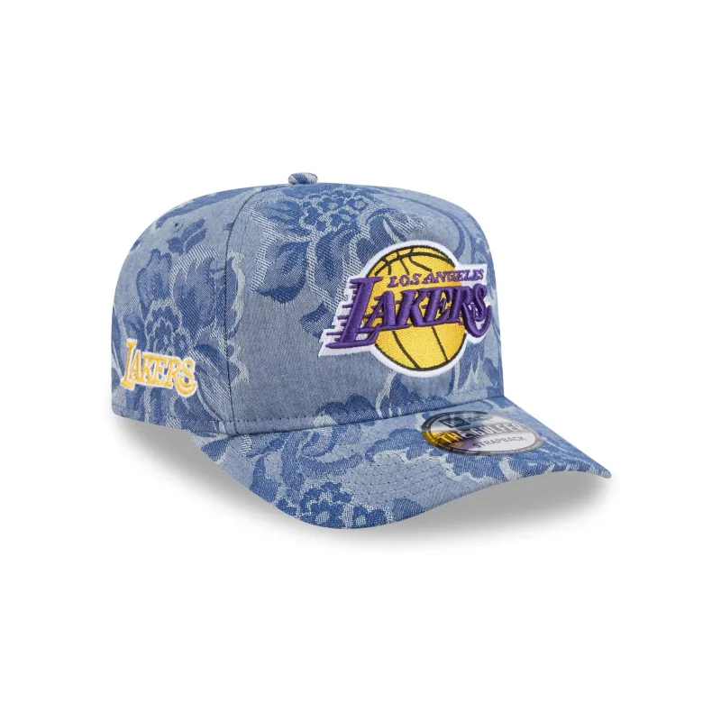 Los Angeles Lakers Denim Jacquard Golfer Hat sold by New Era