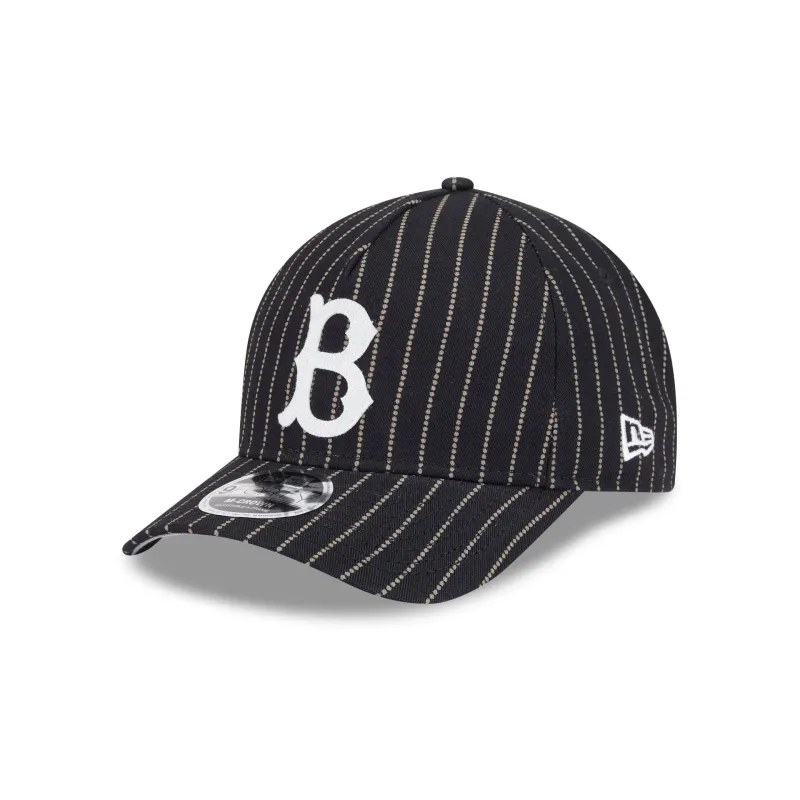 Los Angeles Dodgers Dotted Pinstripe 9FORTY M-Crown A-Frame Adjustable Hat sold by New Era