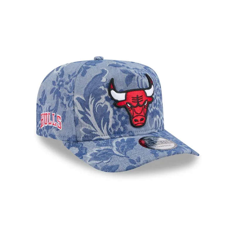 Chicago Bulls Denim Jacquard Golfer Hat sold by New Era