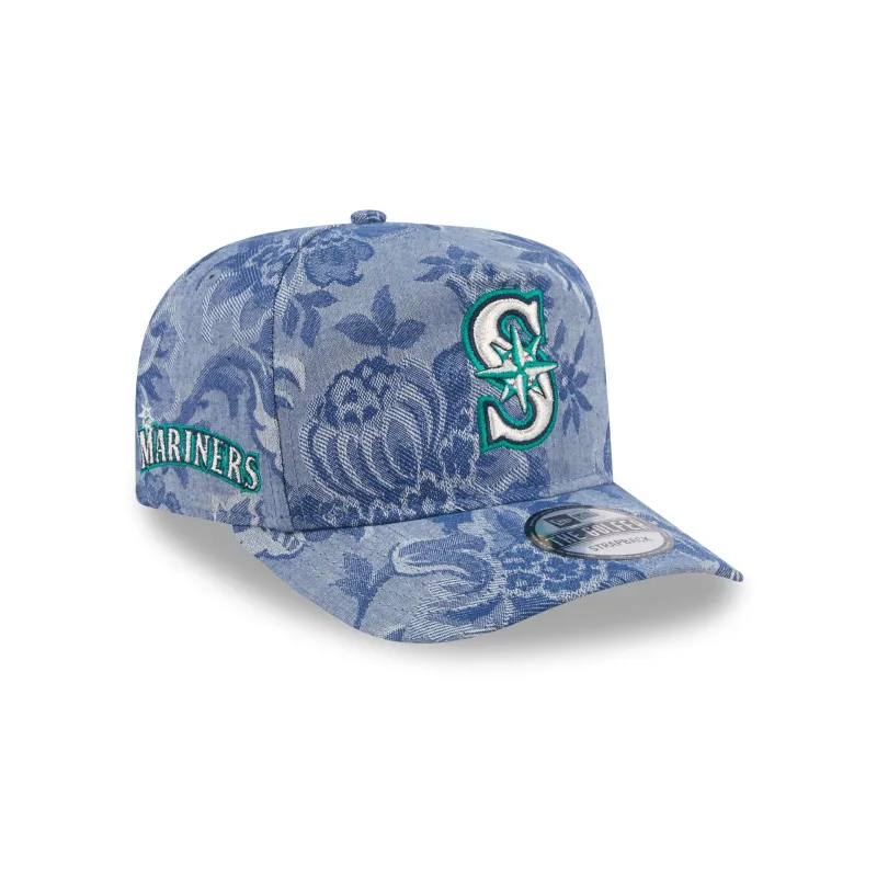 Seattle Mariners Denim Jacquard Golfer Hat sold by New Era