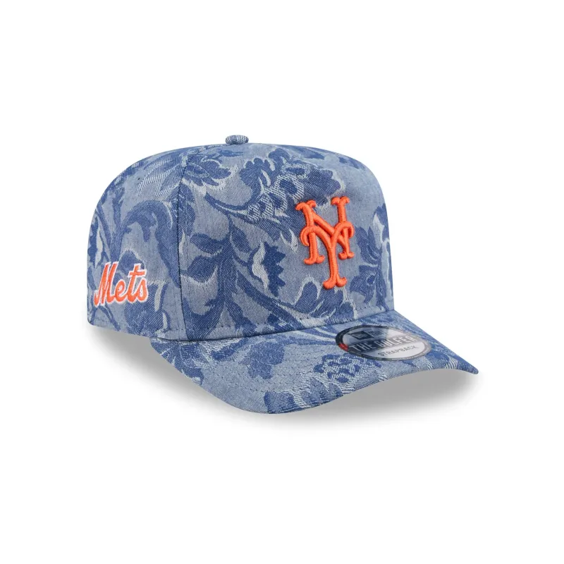 New York Mets Denim Jacquard Golfer Hat sold by New Era