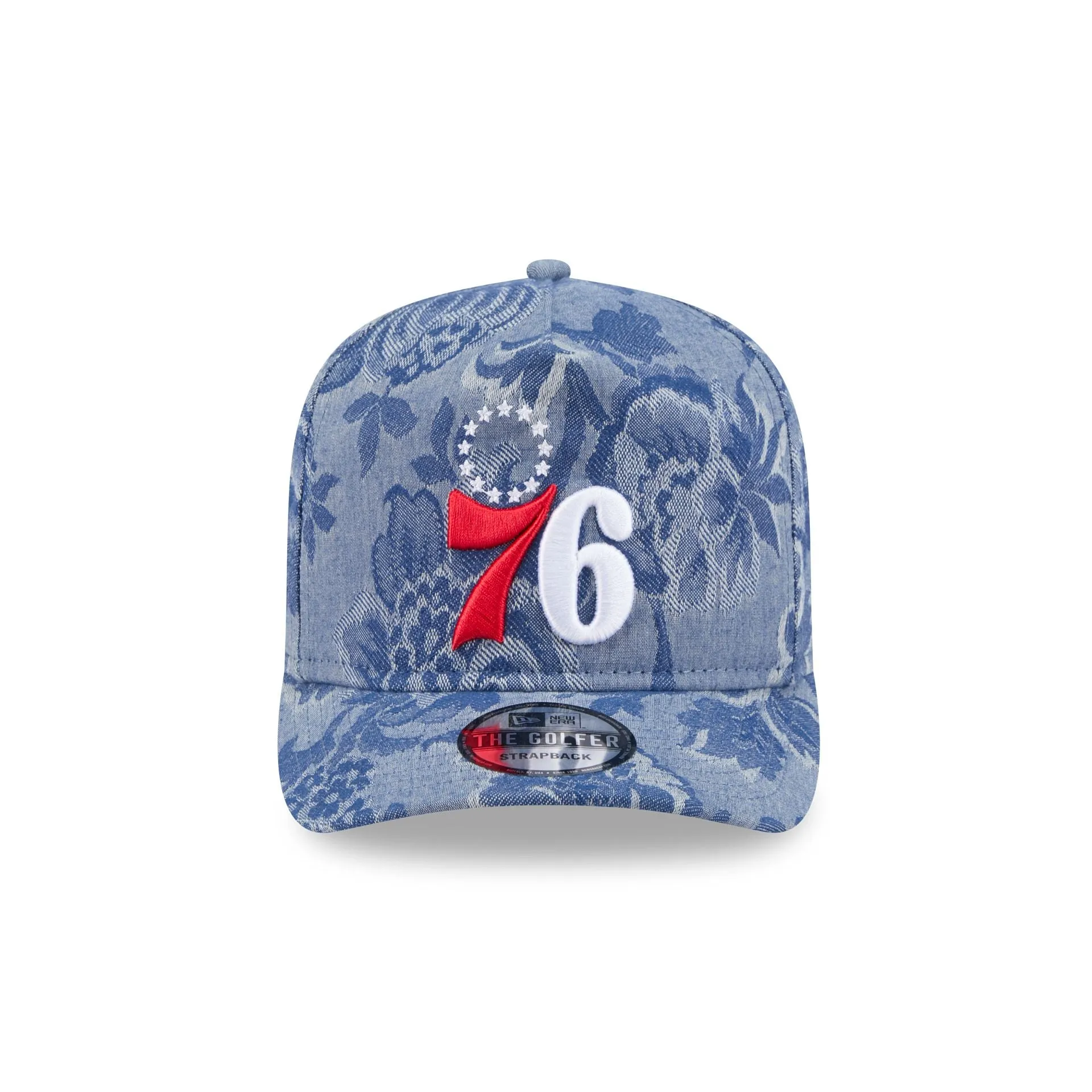 Philadelphia 76ers Denim Jacquard Golfer Hat sold by New Era product image thumbnail 2