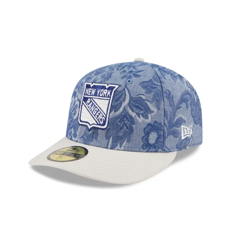 New York Rangers Two-Tone Denim 59FIFTY Fitted Hat sold by New Era
