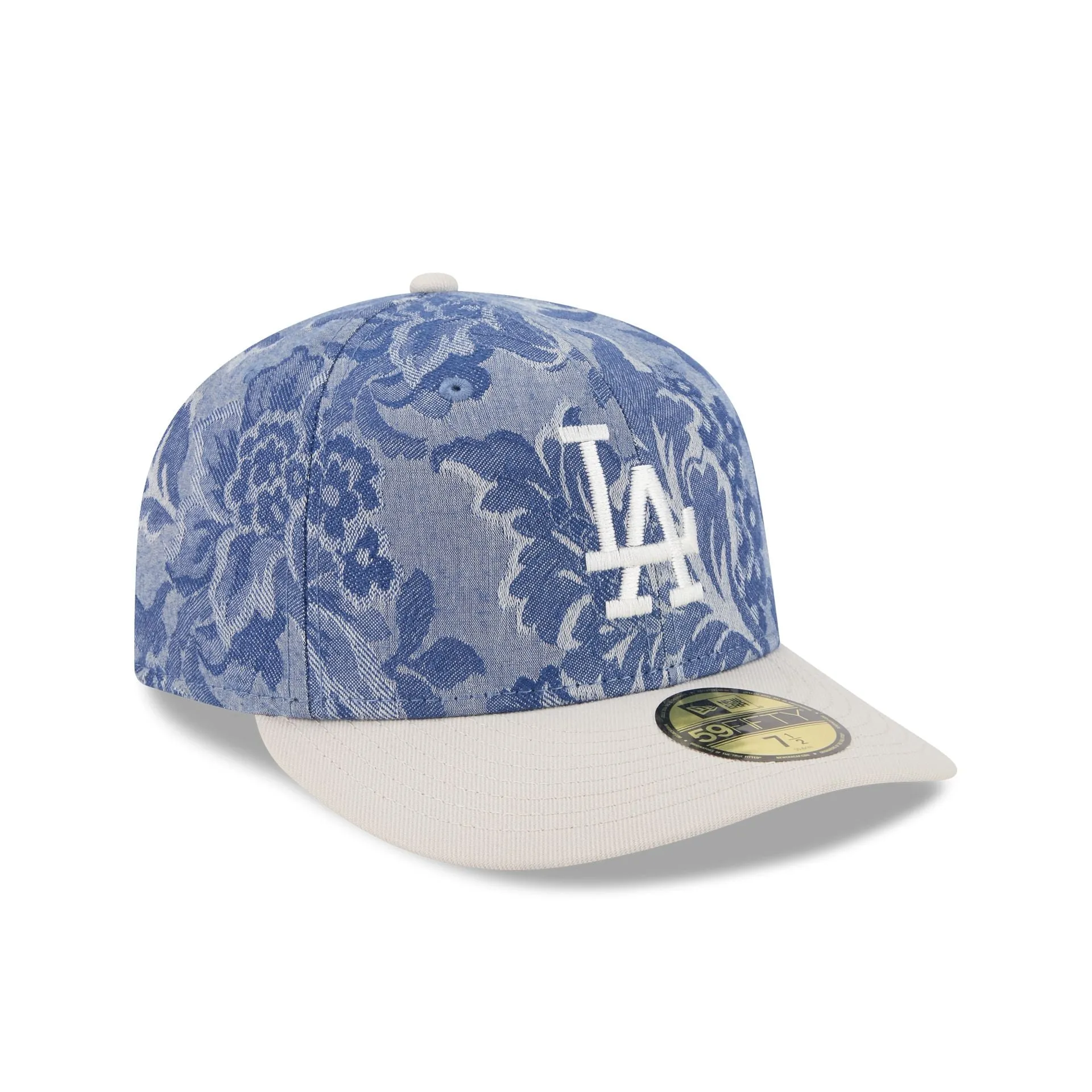 Los Angeles Dodgers Two-Tone Denim 59FIFTY Fitted Hat sold by New Era product image thumbnail 3