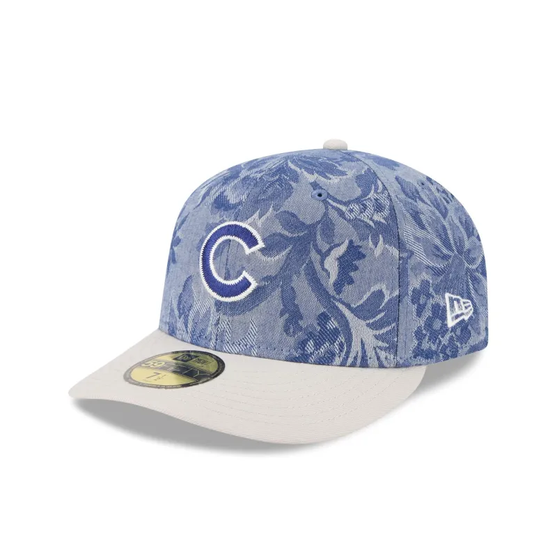 Chicago Cubs Two-Tone Denim 59FIFTY Fitted Hat sold by New Era