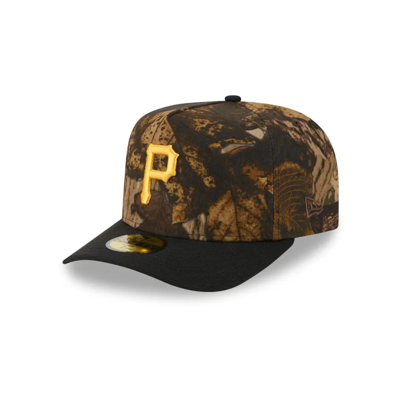 Pittsburgh Pirates Ripstop Camo 59FIFTY A-Frame Fitted Hat sold by New Era