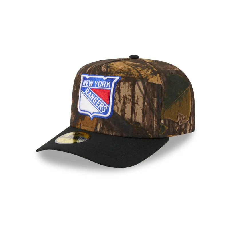 New York Rangers Ripstop Camo 59FIFTY A-Frame Fitted Hat sold by New Era