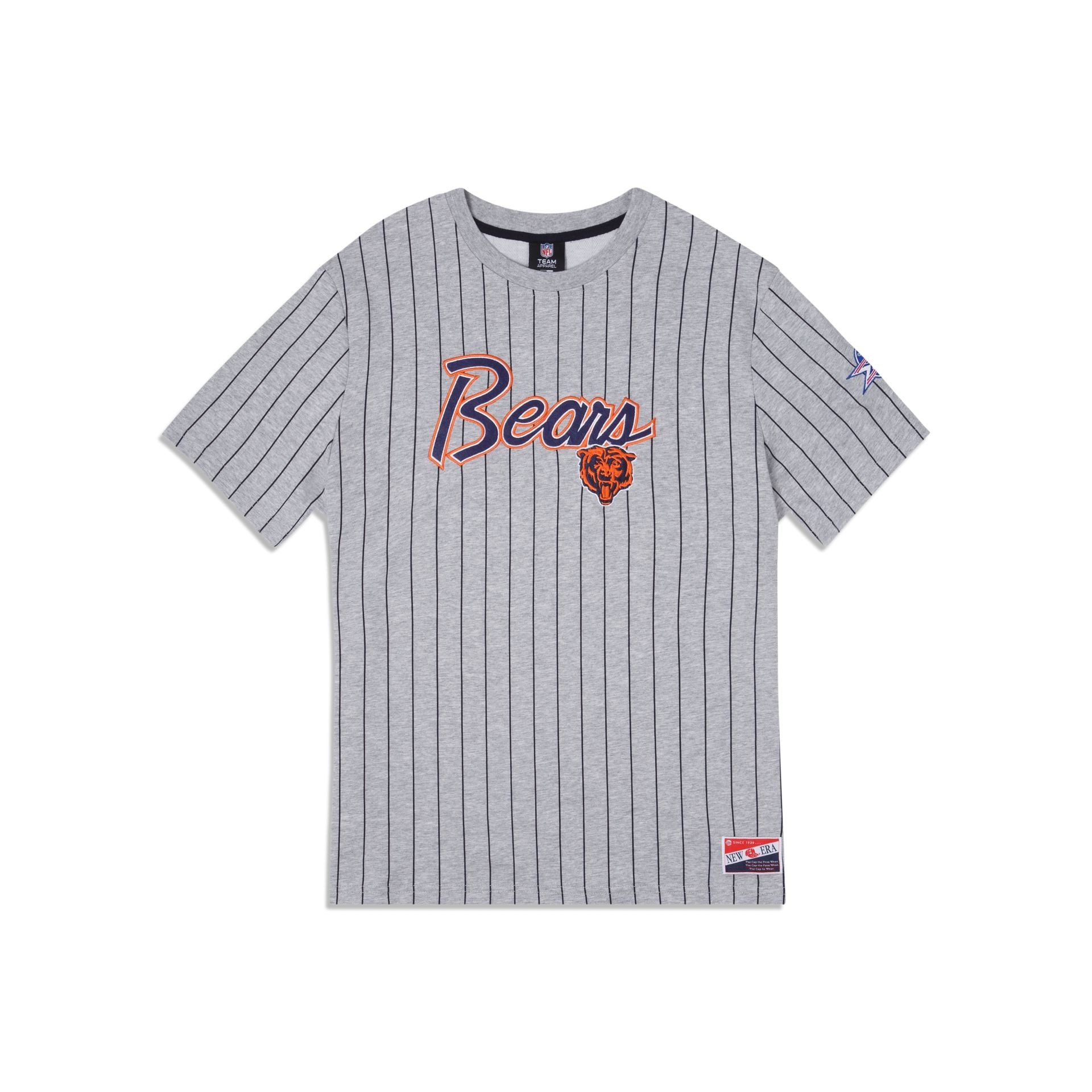 Chicago Bears Throwback Striped T-Shirt sold by New Era