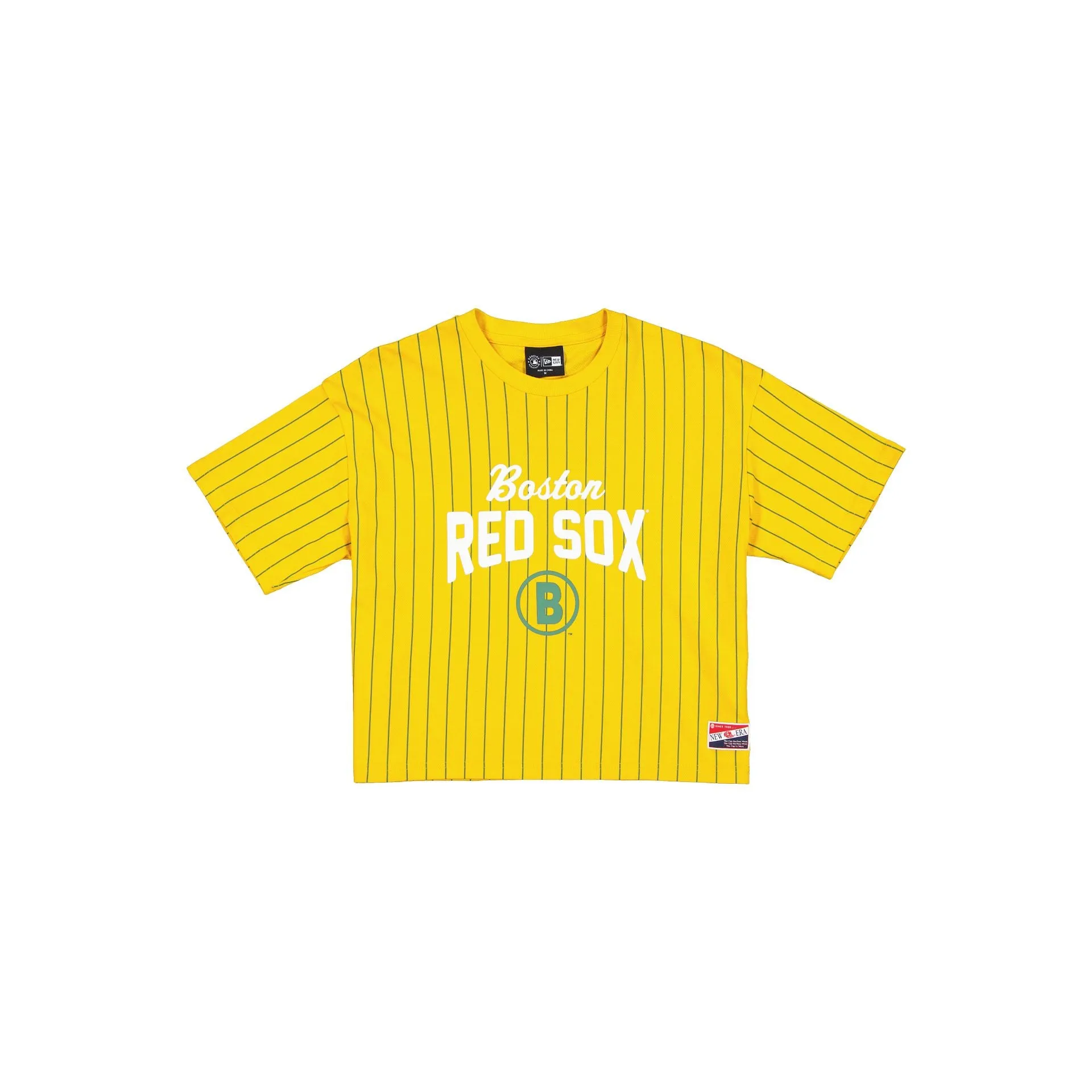 Boston Red Sox City Connect Women's Pinstripe T-Shirt sold by New Era