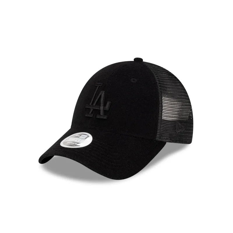 Los Angeles Dodgers Terry Cloth Black Women's 9FORTY Trucker Hat sold by New Era