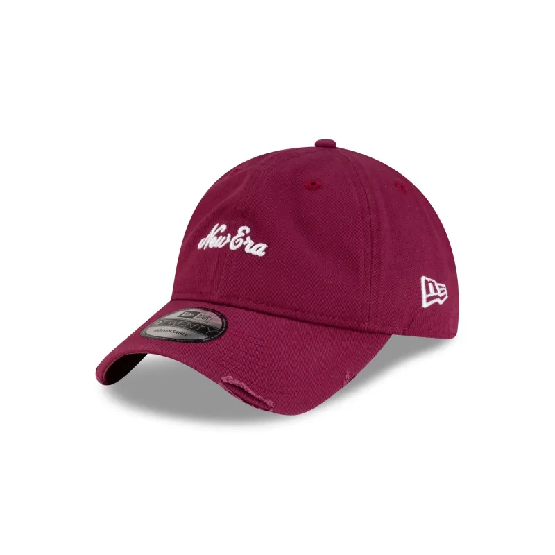 New Era Cap Distressed Red 9TWENTY Adjustable Hat sold by New Era