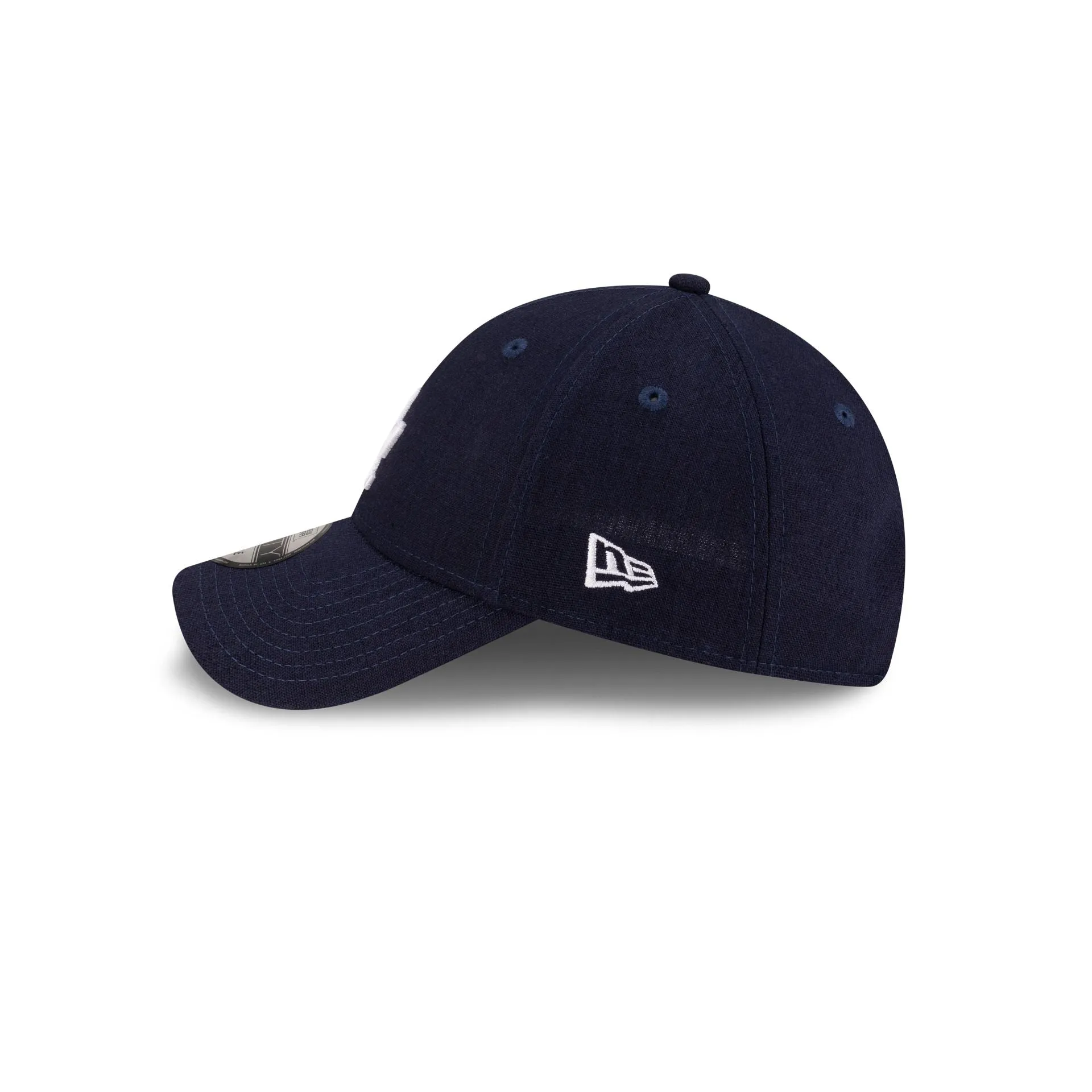 Los Angeles Dodgers Linen Navy 9FORTY Adjustable Hat sold by New Era product image thumbnail 4