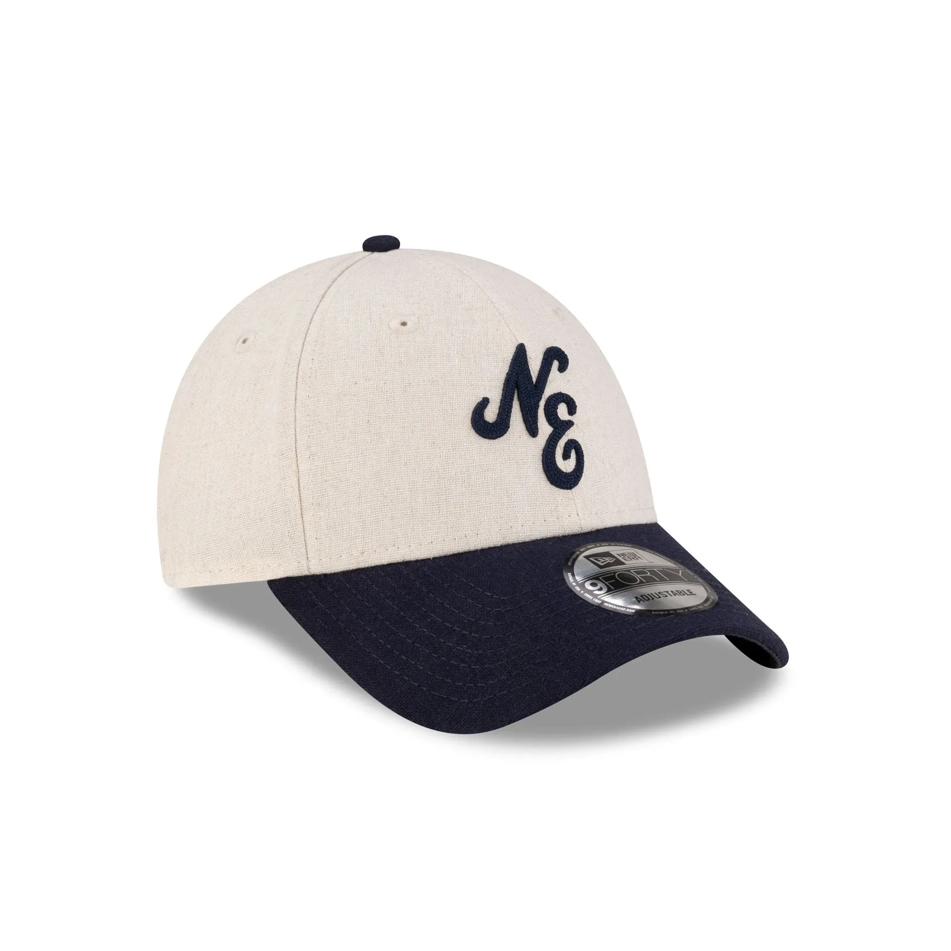 New Era Cap Linen Two Tone Navy 9FORTY Adjustable Hat sold by New Era product image thumbnail 3