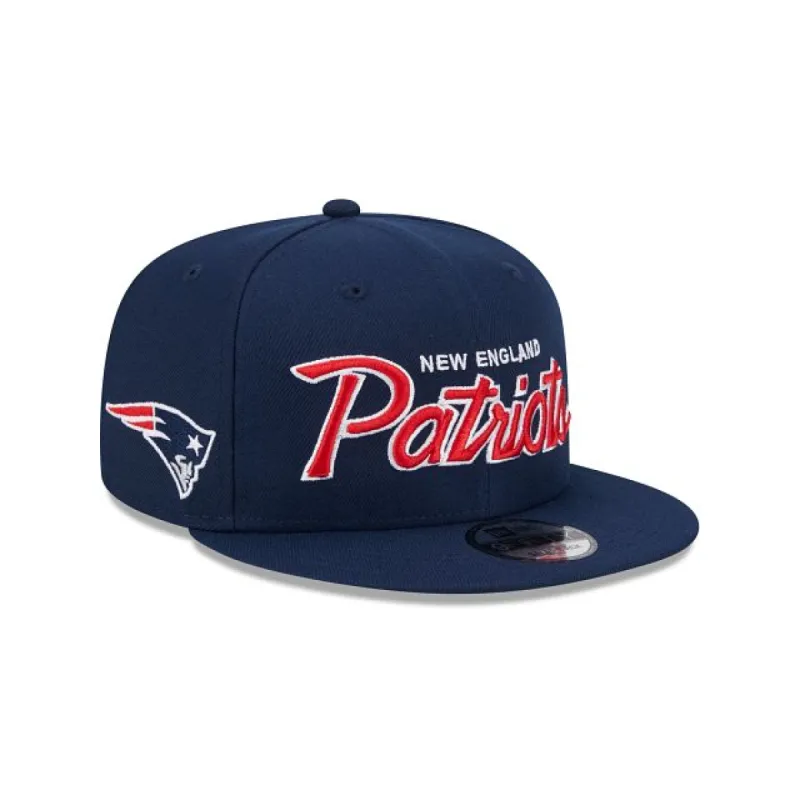 New England Patriots Script 9FIFTY Snapback Hat sold by New Era